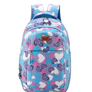 School Bag For Travel With Bottle Compartment | Trendy Water Resistant High Storage Bag For Men & Women | Boys & Girls Laptop Printed Backpack For Col| style - 1762 Women's Handbags