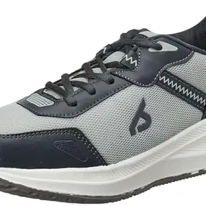 Bourge Men's Thur05 Running Shoes, L.Grey and Black, 06