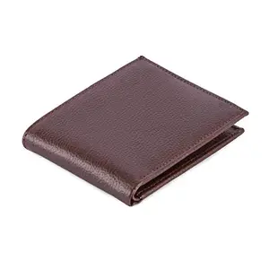 GreatDio Attractive Synthetic Leather Wallet for Men (Brown)