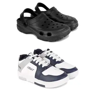 Men's Stylish Casual Shoes | Comfortable & Trendy Daily WearPremium Casual Shoes for MenGR-SPO-(2-Combo)-3123-1075-9 Multicolor