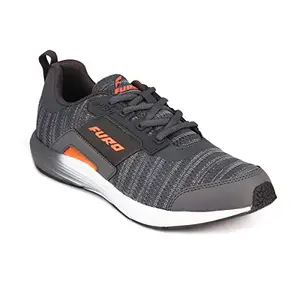 FURO Low Ankle Light Weight Lase-Up Running Shoes for Men - O-5019 Grey