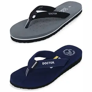 DOCTOR EXTRA SOFT Women's Ortho Care Orthopaedic and Diabetic Feel Good & Flat Super Comfort Dr Sliders Flipflops and House Slippers for Women’s and Girl’s D-19 & D-16