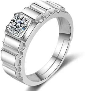 MYKI Ornate Solitaire Adjustable Mens Rings DC- 130