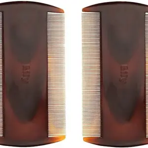 Nit comb for lice eggs removal for kids, Large, small,10 cm, 8 cm (pack of 2)