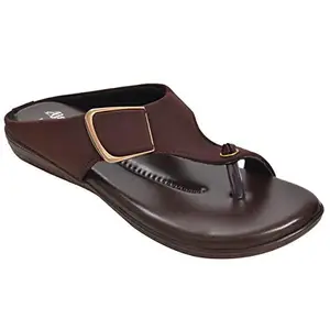 AJANTA Women Brown Outdoor Sandals-5 UK (38 EU) (CL0731)