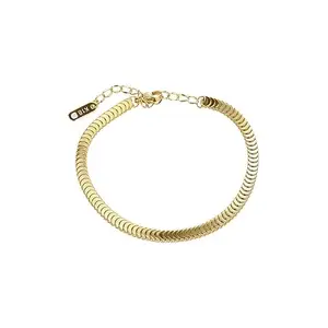 MYKI Sweet Gold Charm Bracelet For Women & Girls