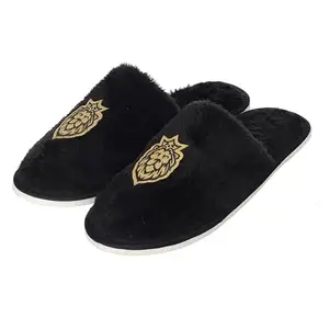 Travelkhushi Quirky Soft Fur Slides For Home, Bride & Groom slippers, King, Monogram, Love, Princess & Puppy Slippers