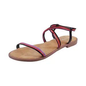 Metro Women Black Synthetic Sandals (33-874-11-39) Size (6 UK/India (39EU))