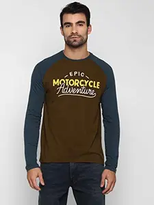 Royal Enfield Epic Henley T-Shirt Mel & Brown L (RLATSN000333)