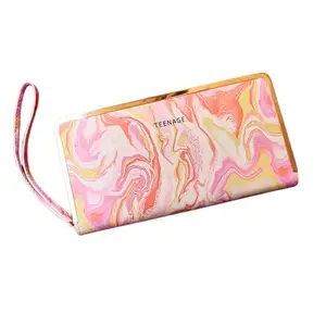 Stylish Wallet for Girls | Latest Ladies Wallet | Hand Purse for Women (Orange)