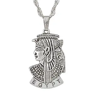 Memoir Cleopatra Egyptian Queen Antique finish historical vintage Pendant for Men and Women