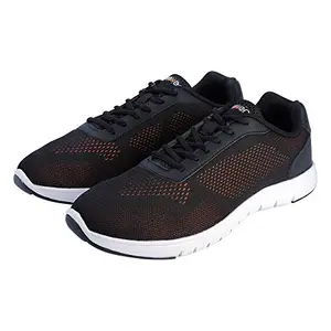 eeken Black Athleisure Lightweight Casual Shoes for Men (by Paragon,Size-9)