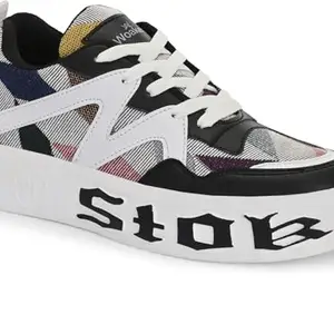 WOAKERS Rama Ram Enterprises Men's Synthetic Leather Comfortable and Stylish Casual Shoes (Multicolor, 8) (WW1)