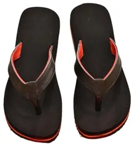 Arabian Footwear Flip-Flops & Slippers | Ortho Comfortablechappal for Women & Girls | Light weight, Soft Footed, Comfortable & Stylish,Footwear Black 5