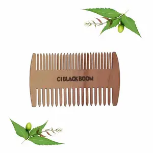 C I Black Boom Neem Wooden Hair Comb Healthy Haircare For Men & Women | (Co1 and Co2)