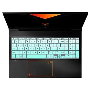 VNJ ACCESSORIES VNJ Silicone Skin Keyboard Protector Cover Compatible for HP Victus 15.6 inch FHD Gaming Laptop (Model-2022) 15-FA and 15-FB Series - GR.Mint Green