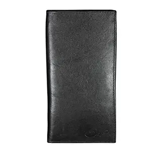 Style98 Black Men's Leather Long Multi-Purpose Wallet