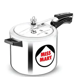 Hawkins 6 Litre Miss Mary Pressure Cooker, Inner Lid Cooker, Silver (MM60) price in India.