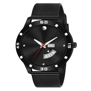 VASOYA TIMES Timeless Elegance Luxury Men's Watches for Every Occasion (Band Colour: Black and Dail Colour: Black) LR73