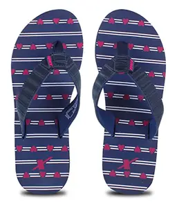 Sparx Women SFL-115 Cobalt Blue Fuchsia Flip Flops (SF0115LCBFU0008)