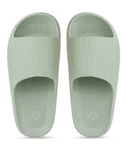 Aqualite Sliders for Women|| Comfort Trendy Stylish Fashionable Slippers For Women||Flip Flops for Women||Slides for Women, Pista, UK 5
