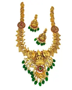 Generic Moksha Art Women No Metal Type No Gemstone Classic Jewellery Set (Multicolour)
