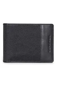 Satya Paul Black Leather Men's Wallet (8907544967511)