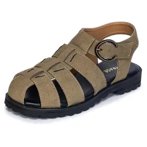 TRASE Stylish Strap Heel Sandals for Women | Lightweight & Comfortable Ladies Footwear | Adjustable Strap with Cushioned Insole for Casual Wear (Olive, 7 UK)