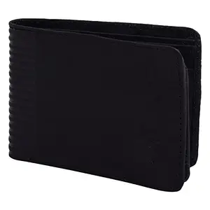 Rabela Men's Black Leather Wallet RW-708