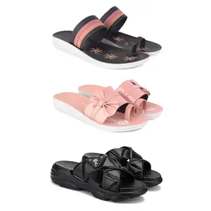 Women's Comfortable Sandal,Casual Lightweight Sandal for Everyday Wear for women'sREP-(COMBO-3)-1992-1988-1889-5-EURO-36