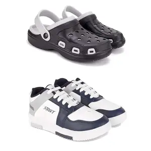 Men's Stylish Casual Shoes | Comfortable & Trendy Daily WearPremium Casual Shoes for MenGR-SPO-(2-Combo)-3018-1075-10 Multicolor