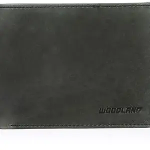 WOODLAND Mens Leather Utility Wallet (Green)