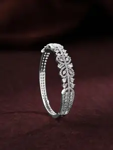 Priyaasi American Diamond Sparkle in Silver Plated Bracelet