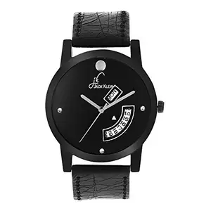 Stylish and Elegant Black Day and Date Working Wrist Watch