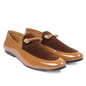 Global Rich Tan Mens Shining Casual Shoes Outdoor Size (10)