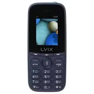 Lvix L1 2320 Featured Mobile Phone 16 MB RAM |4.5 cm (1.77 inch) NA Display, 0.3MP + 0MP | 0MP Front Camera Long Lasting 1000 mAh Battery (Blue) price in India.