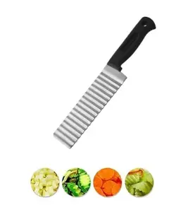 Stainless Steel Crinkle Cut Knife Vegetable & Potato Chip Cutter