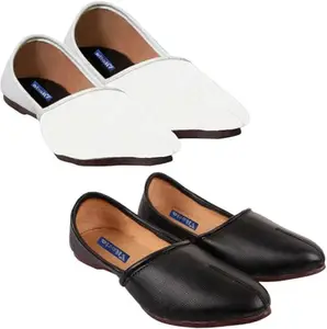 Vitoria Derby Shoes for Men | Shoes for Men with PU Sole | Comfortable & Lightweight |Durable & Trendy Design | Size : 5 | Color : Black-White,VTR_6001JalsaBlk_Wht_2J_5