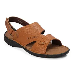 Red Chief Men's Genuine Leather Sandals (RC3560 107 9)