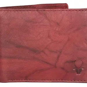 WildHorn Leather Wallet for Men I Ultra Strong Stitching I 3 Card Slots I 2 Currency & 2 Secret Compartments I 1 Coin Pocket (Burgundy)
