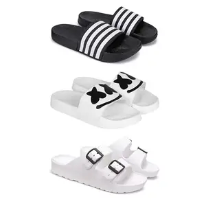 DRACKFOOT Men's Sandals | Lightweight Wear| Stylish & Easy to Wear For Men'S GRT-San-(3-COMBO)-3024-3030-3113-7