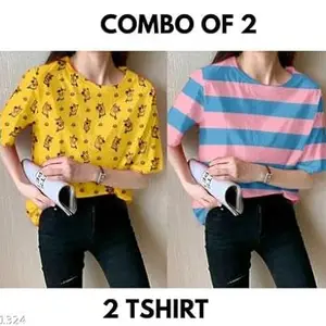 Trendy Women’s T-Shirt – Soft, Stylish, and Comfortable Tee for Everyday Fashion and Casual Wear Design No SH-P3985-L