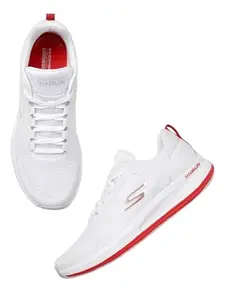 Skechers Women Go Run Pulse Validate Running Shoe White/RED