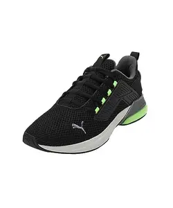 Puma Unisex-Adult Cell Rapid Black-Cool Dark Gray-Pro Green Running Shoe - 7 UK (37787109)