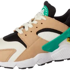 Nike AIR Huarache PRM-SAIL/HEMP-BLACK-WHITE-DV0486-100-7UK