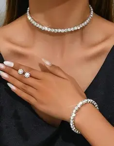 Glam Shopperz (Pack of 03) Necklace set with 2 bracelets.