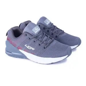 Lancer Mens RAMBO-122SGRN-MRN Grey Running Shoe, 9