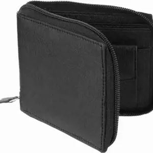 DRYZTOR PU Leather Wallet for Men I Ultra Strong Stitching I 5 Credit Card Slots I 2 Currency Compartments I 1 Coin Pocket