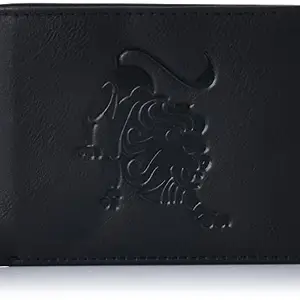 Justrack Black Color Genuine Leather Wallet by Men (LWM00182-JT_4)