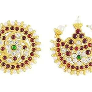 UG PRODUCTS Women's Bharatanatyam Sun & Moon Jewellery (53C-AA)